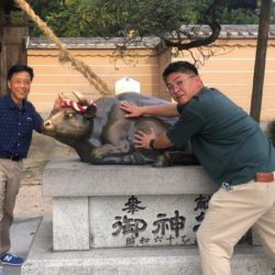 太宰天満宮の御神牛